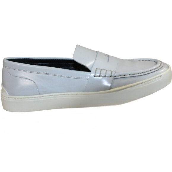 Rag & Bone New York Colby Light Gray Moccasin Platform Loafer, Size 7 - Picture 2 of 12